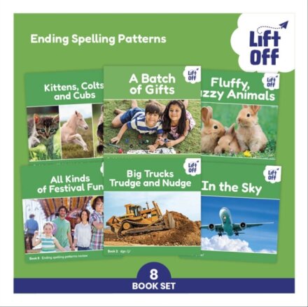 Phonic Books Lift Off Readers Ending Spelling Patterns