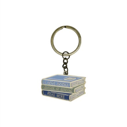 Keyring Metal - Pulteney Press (Rather Be Reading)