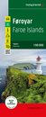 Faroe Islands - Foroyar, street map 1:90.000