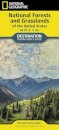 National Forests and Grasslands of the US Map