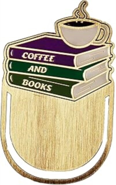 Bookmark Metal - Pulteney Press (Coffee And Books)