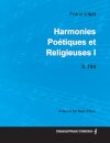 Harmonies Poetiques Et Religieuses I S.154 - For Solo Piano (1833)
