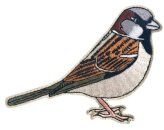 House Sparrow Sew On Patch