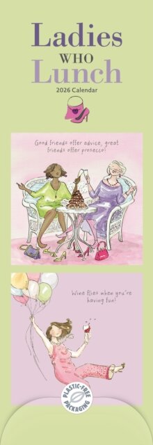 Ladies Who Lunch Slim Calendar 2026