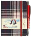 Waverley S.T. (S): Dress Mini with Pen Pocket Genuine Tartan Cloth Commonplace Notebook