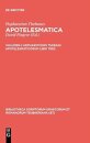 Apotelesmaticorum, Vol. I CB