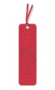 Alice's Adventures in Wonderland: White Rabbit Artisan Art Vegan Leather Bookmarks (pack of 10)