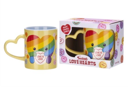 11Oz Love Hearts Rainbow Heart Mug