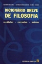Dicionario Breve De Filosofia
