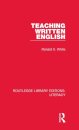 Teaching Written English