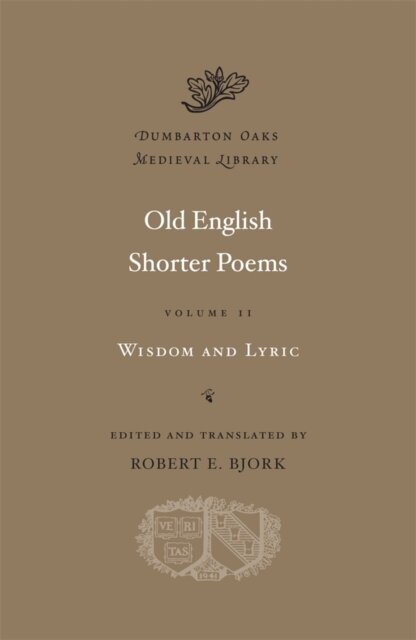 Old English Shorter Poems