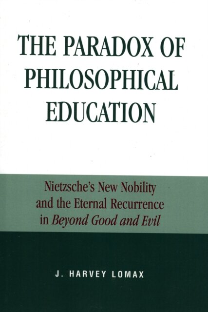 The Paradox of Philosophical Education