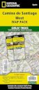 Camino de Santiago West Map Map Pack Bundle