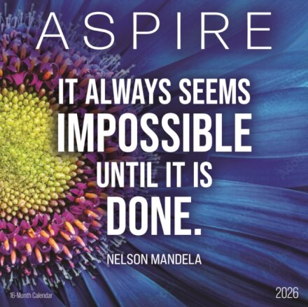 Aspire Square Wall Sunday Start Calendar