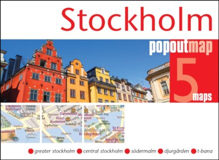 Stockholm PopOut Map - pocket-size, pop up map of Stockholm city centre