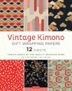 Vintage Kimono Gift Wrapping Papers - 12 sheets