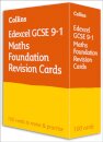 Edexcel GCSE 9-1 Maths Foundation Revision Cards