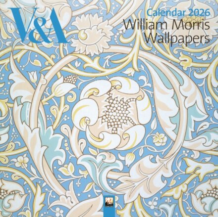 V&A: William Morris Wallpapers Wall Calendar 2026 (Art Calendar)