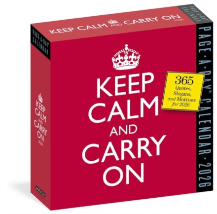 Keep Calm and Carry On Page-A-Day® Calendar 2026