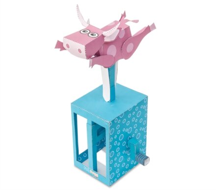 Cow Jump -Rob Ives Paper Animation Kit
