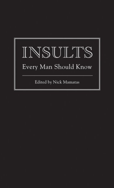 Insults Every Man Should Know