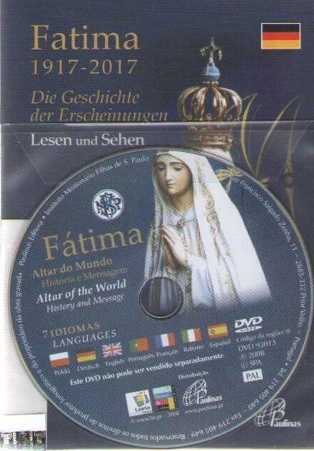 Fátima 1917-2017 - Die Geschichte der Erscheinungen (Livro + DVD)