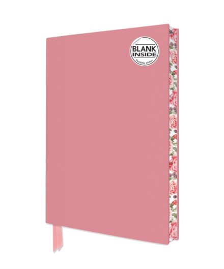 Baby Pink Blank Artisan Notebook (Flame Tree Journals)