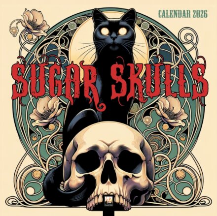 Sugar Skulls Wall Calendar 2026 (Art Calendar)