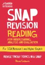 National 5/Higher English Revision: Reading for Understanding, Analysis and Evaluation