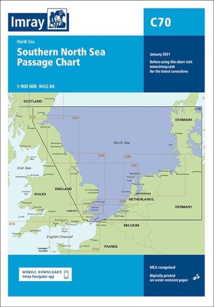 C70 Southern North Sea Passage Chart : 70