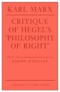Karl Marx Critique Of Hegel´S Philo
