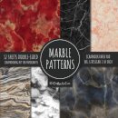 Marble Patterns Scrapbook Paper Pad 8x8 Scrapbooking Kit for Papercrafts, Cardmaking, Printmaking, DIY Crafts, Stationary Designs, Borders, Backgrounds