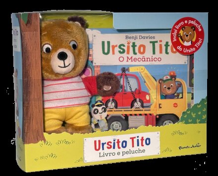 Ursito Tito - O Mecânico - Livro E Peluche