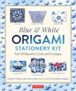 Blue & White Origami Stationery Kit