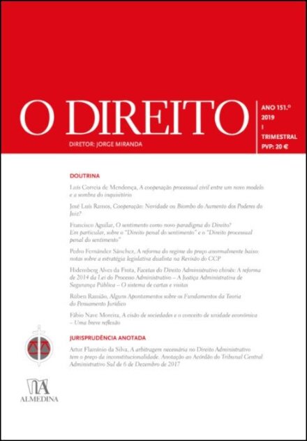 O Direito - Ano 151º - I - 2019
