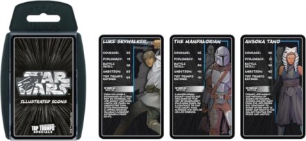 Star Wars Illustrated Icons Top Trumps Specials Cards