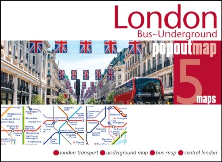 London Bus and Underground PopOut Map