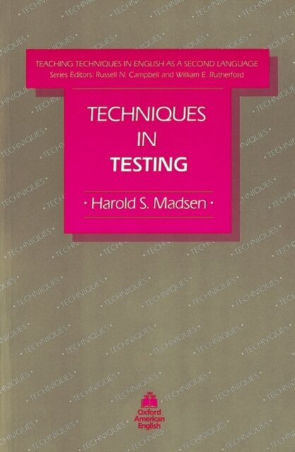 Teaching Techniques in English: Techniques in Testing