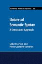 Universal Semantic Syntax