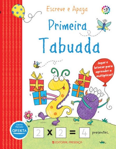 Escreve E Apaga - Primeira Tabuada