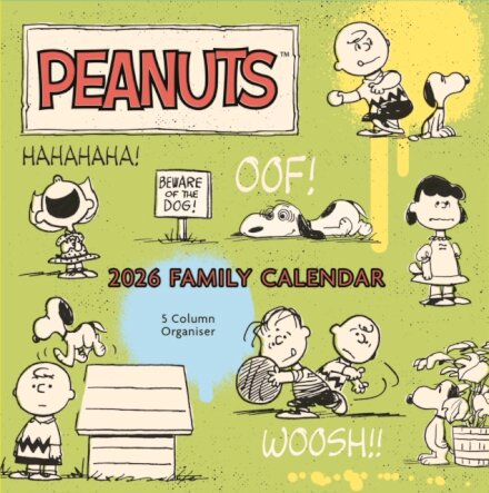 Peanuts Planner Wall Calendar 2026