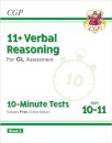 11+ GL 10-Minute Tests: Verbal Reasoning - Ages 10-11 Book 2 (with Online Edition)