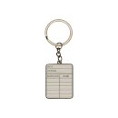 Keyring Metal - Pulteney Press (Library card)