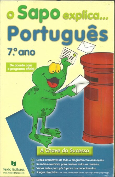 O Sapo Explica ... Português 7º Ano - Cd-Rom