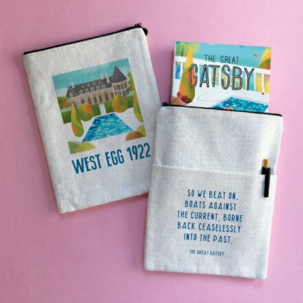 Great Gatsby 'West Egg' Book Sleeve