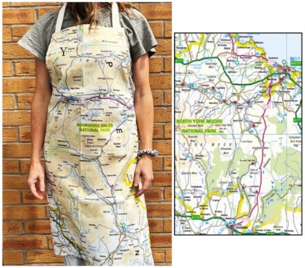OS Map Adult Apron - North York Moors National Park