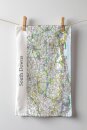 OS Map Tea-towel - South Downs National Park