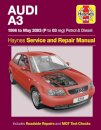 Audi A3 Petrol & Diesel (96 - May 03) Haynes Repair Manual