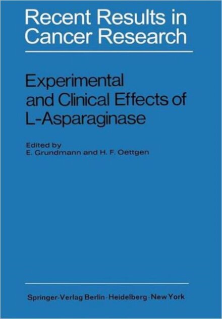 Experimental and Clinical Effects of L-Asparaginase