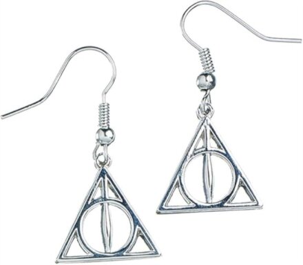 Harry Potter Deathly Hallows Drop Earrings